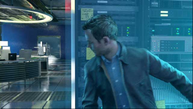 Escape but gather a secret from a computer in the server room first. - Act I, part 2 - Campus Escape - Walkthrough - Quantum Break - Game Guide and Walkthrough