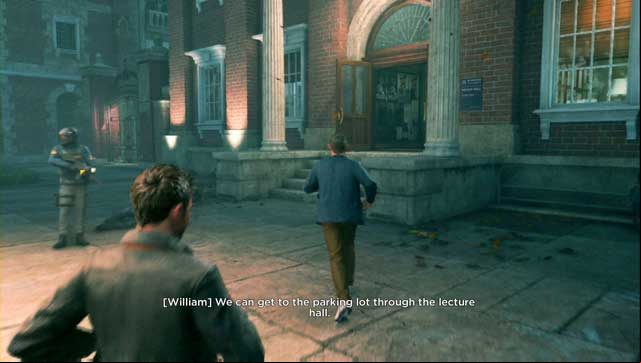 Follow William to the library - Act I, part 2 - Campus Escape - Walkthrough - Quantum Break - Game Guide and Walkthrough