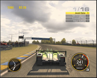 8) The final part of the lap will require you to go through two tight chicanes, built out of tire walls (screen) - Le Mans 24 Hours - Trophies - Race Driver GRID - Game Guide and Walkthrough