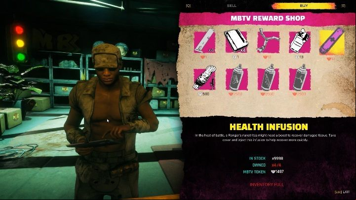 You can buy items in the MBTV store with it - MBTV Mutant Bash Arena in Rage 2 - Basics - Rage 2 Guide
