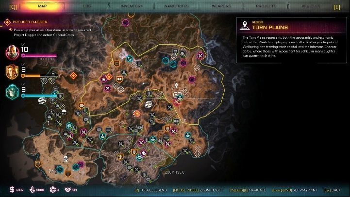 You will find this bandits hideout in the southeast - Bandit Dens in Torn Plains - Rage 2 - Bandit Dens - Rage 2 Guide