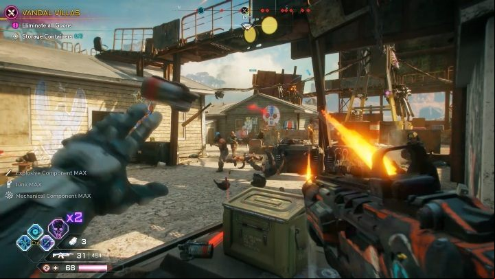 On this site you will find 3 storage containers - Bandit Dens in Torn Plains - Rage 2 - Bandit Dens - Rage 2 Guide