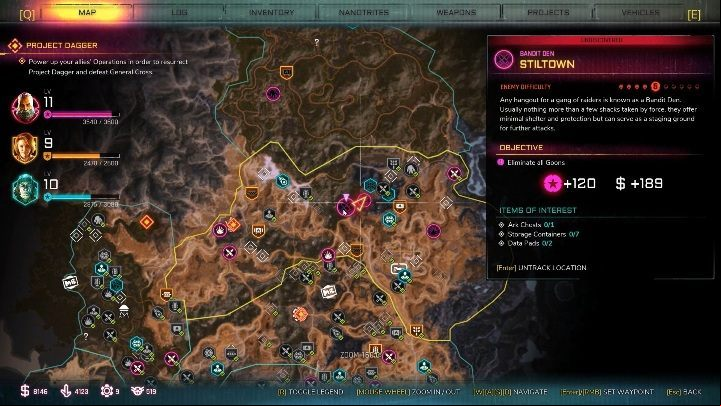 This location is next to Vandal Villas - Bandit Dens in Torn Plains - Rage 2 - Bandit Dens - Rage 2 Guide
