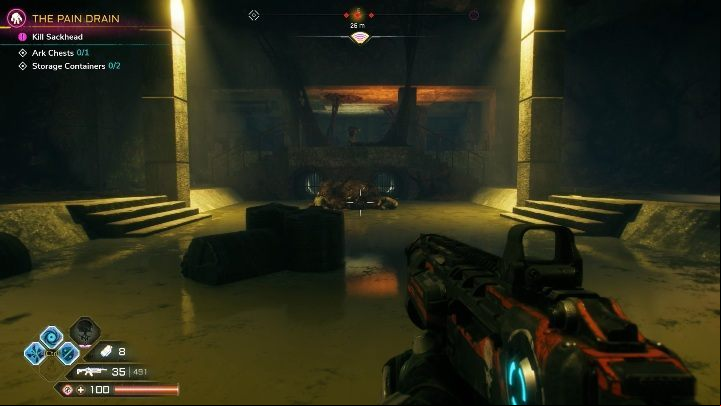 that your goal is to kill Sackhead - Mutie Nests - The Pain Drain - Rage 2 - Mutie Nests - Rage 2 Guide