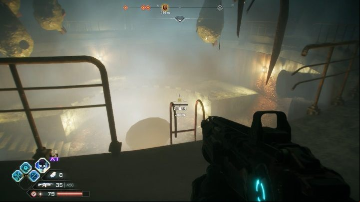 When you see a big hole in the floor, jump in - Mutie Nests - The Pain Drain - Rage 2 - Mutie Nests - Rage 2 Guide
