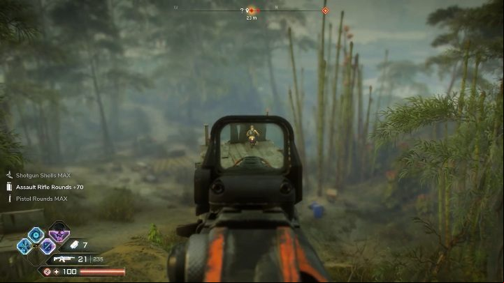 Before the entrance of the Ark, you need to get rid of enemies, otherwise, the door will not open - Firestorm Revolver | Weapons in Rage 2 - Weapons - Rage 2 Guide