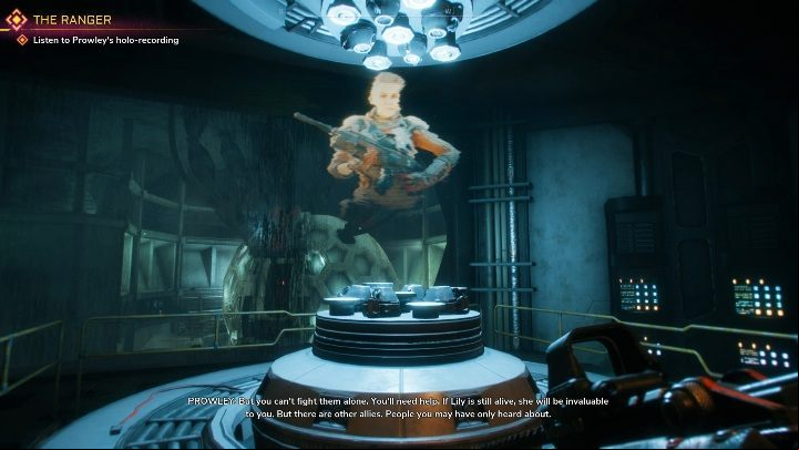 To unlock access to the main projects, you need to complete the prologue - Projects of Lily Prowley in Rage 2 - Projects - Rage 2 Guide