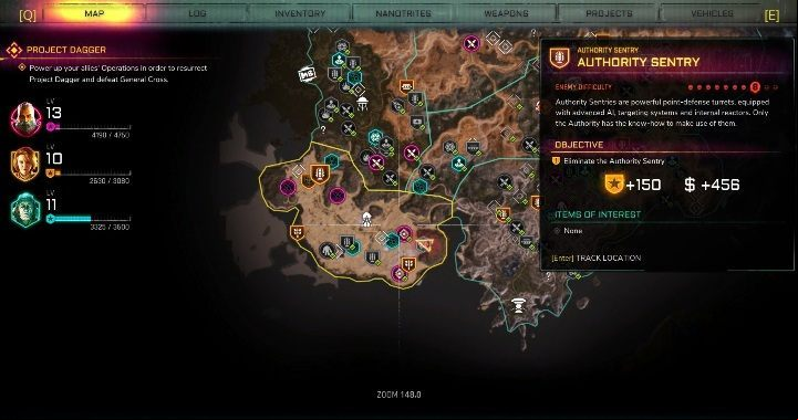 This Sentry is located in the eastern part of the location, near the power plant - Recharge Station Beta - Authority Sentries in Dune sea - Rage 2 - Authority Sentry - Rage 2 Guide