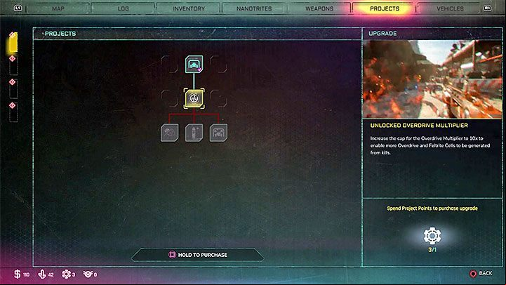 You cant immediately work on the progress for obtaining this achievement because the default overdrive multiplier cant reach the x10 value - Overly Driven | Rage 2 Trophy guide - Trophy Guide - Rage 2 Guide
