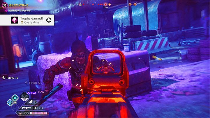 It is very important that the downtime between attacking opponents is not too long, because the multiplier will start to fall slowly - Overly Driven | Rage 2 Trophy guide - Trophy Guide - Rage 2 Guide