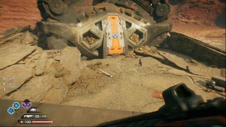 After eliminating all enemies, go to the Ark - Arks in Broken Track - Side activities in Rage 2 - Arks - Rage 2 Guide