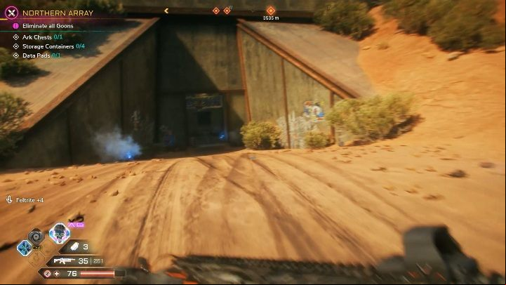 In this location you will find 1 ark chest, 1 data pad and 4 storage containers - Bandit Dens in Broken Track - Rage 2 - Bandit Dens - Rage 2 Guide