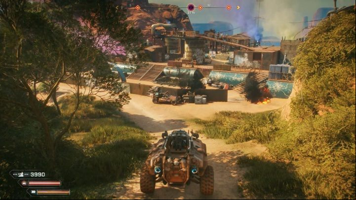 On this site you will find 5 storage containers - Bandit Dens in Broken Track - Rage 2 - Bandit Dens - Rage 2 Guide