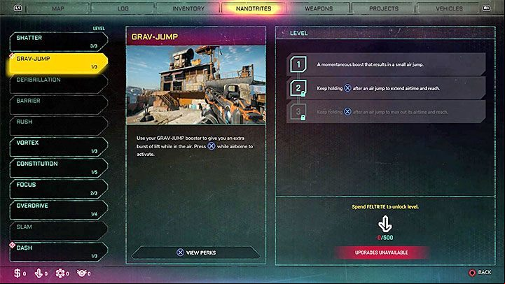Grav-Jump allows you to double jump - How to reach rooftops in Rage 2? - FAQ - Rage 2 Guide