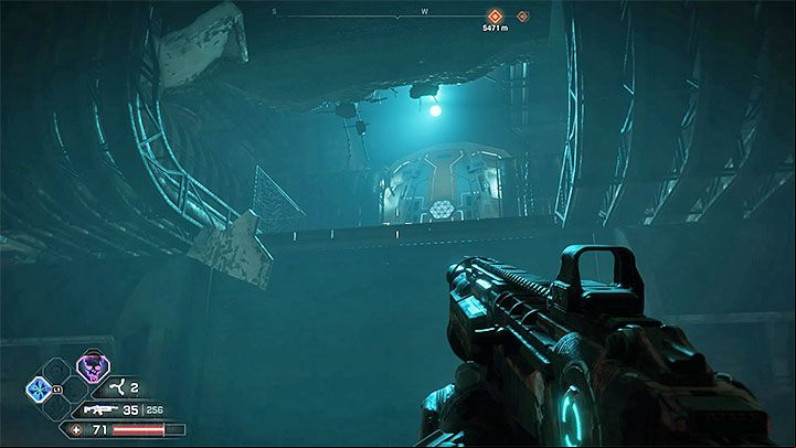 When you enter the building, you need to go through several corridors - How to reach rooftops in Rage 2? - FAQ - Rage 2 Guide