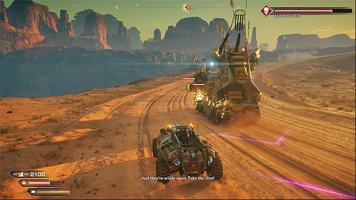 Fire at weak points of the convoy leaders car - Gonevoy | Rage 2 Trophy guide - Trophy Guide - Rage 2 Guide