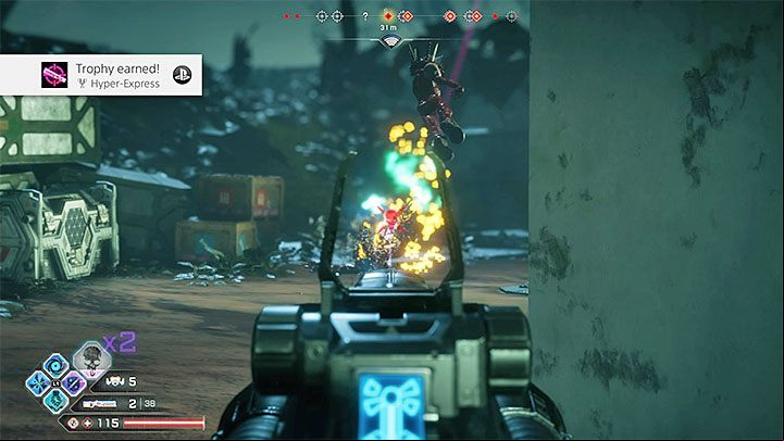 Stand in such a place that both mutants were on the same line - Hyper-Express | Rage 2 Trophy guide - Trophy Guide - Rage 2 Guide