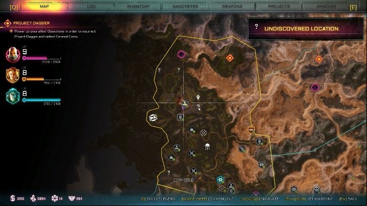 The Authority Sentry is located in the west of the location, near the Rangers Echo - Authority Sentries in Sekreto Wetlands - Rage 2 - Authority Sentry - Rage 2 Guide