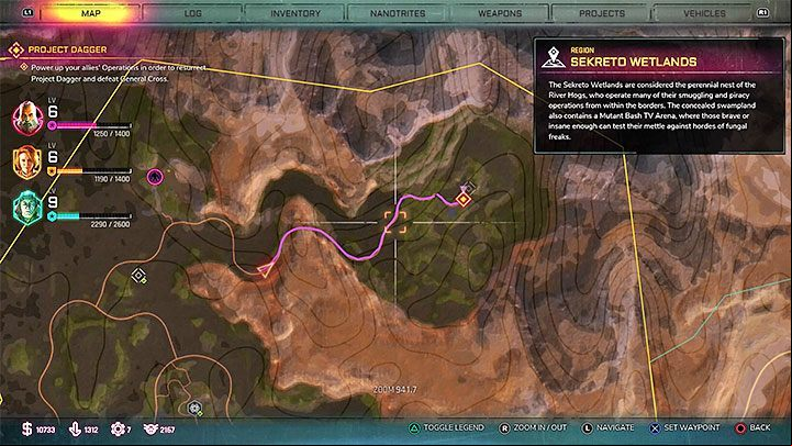 The laboratory is located in the northern end of Sekreto Wetlands - Ground Control | Rage 2 Walkthrough - Main story - Rage 2 Guide