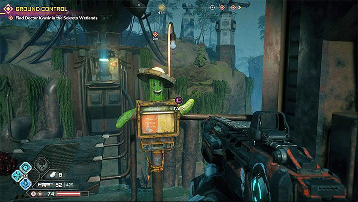 Authority soldiers are fighting Kvasirs turrets - Ground Control | Rage 2 Walkthrough - Main story - Rage 2 Guide