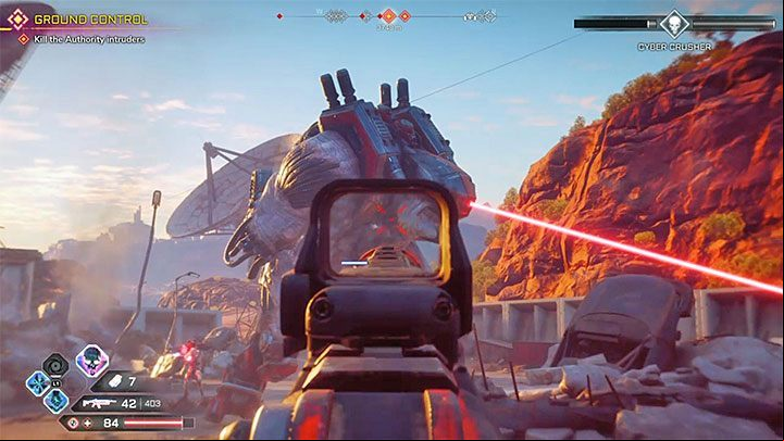 Dont focus on attacking only the Cyber Crusher - Ground Control | Rage 2 Walkthrough - Main story - Rage 2 Guide