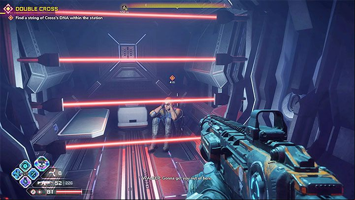 After defeating the mini-boss get to the new lift and use it - Double Cross | Rage 2 Walkthrough - Main story - Rage 2 Guide