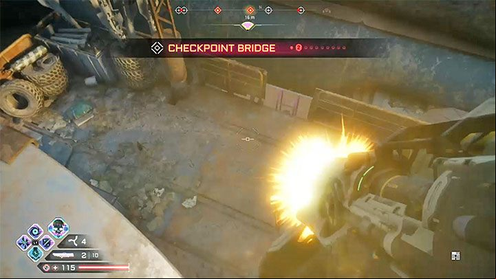 Take out the Rocket Launcher and interact with the zipline - Zipper | Rage 2 Trophy guide - Trophy Guide - Rage 2 Guide