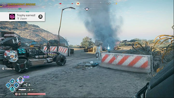 Go around to reach the zipline on the hill - Zipper | Rage 2 Trophy guide - Trophy Guide - Rage 2 Guide