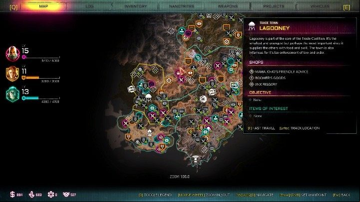 It is a shopping town, you will find in the central part of the Sekreto Wetlands - Cities in The Rage 2 - Basics - Rage 2 Guide