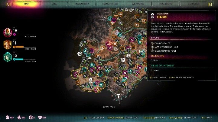 Oasis is a commercial city located in the middle of the desert - Cities in The Rage 2 - Basics - Rage 2 Guide