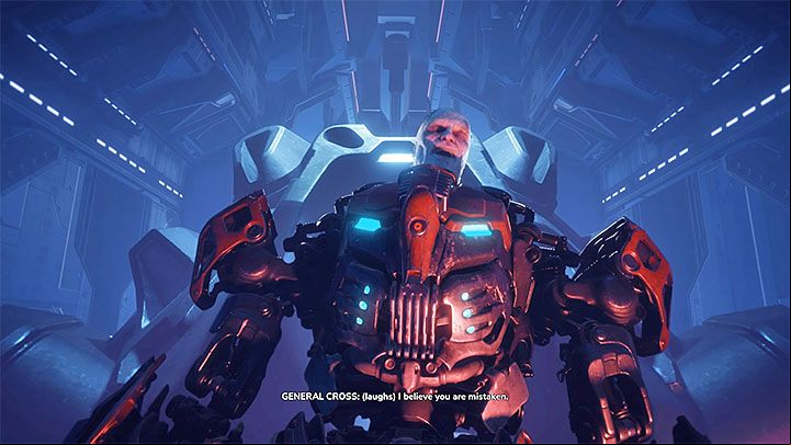 Once you enter the large room, a cutscene will launch - Colossal Titan | Boss in Rage 2 - Bosses - Rage 2 Guide