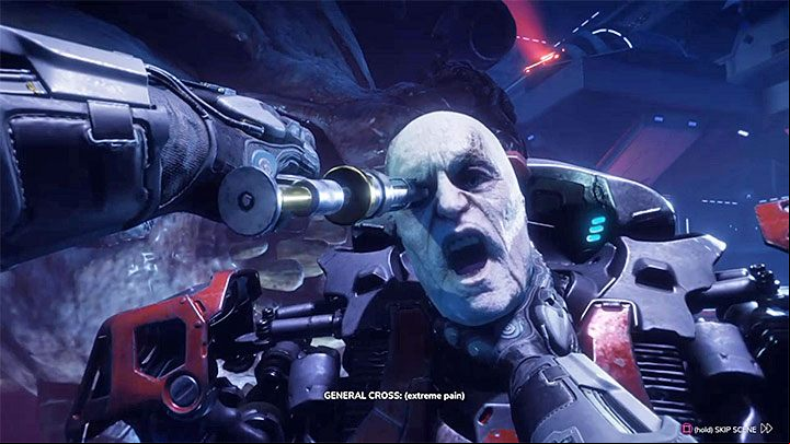 Once the Titan is defeated, the game will play a cut-scene during which you execute General Cross - Project Dagger | Rage 2 Walkthrough - Main story - Rage 2 Guide