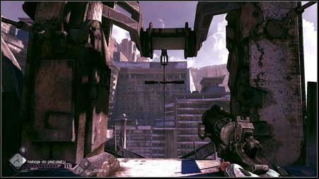 In order to leave the Ghost Hideout walk to the edge of the precipice and then use the zipline above - Quell the Bandit Threat - p. 2 | Main missions - Main missions - Rage Game Guide & Walkthrough
