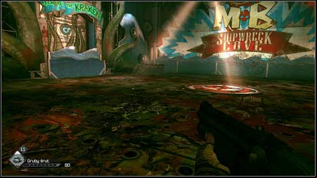 In the next room stand on the red circle in the middle and then start running around the arena - Dusty 8 Sponsorship/ Mutant Bash TV | Main missions - Main missions - Rage Game Guide & Walkthrough