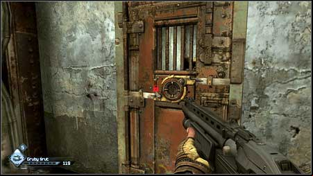 Being in the corridor you should see the locked door on the right - Destroy the Bomb Caches - p. 1 | Main missions - Main missions - Rage Game Guide & Walkthrough