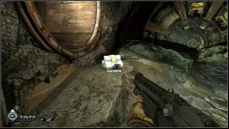 Later in the corridor youll find one more RC Bomb and more Bandages - Destroy the Bomb Caches - p. 1 | Main missions - Main missions - Rage Game Guide & Walkthrough