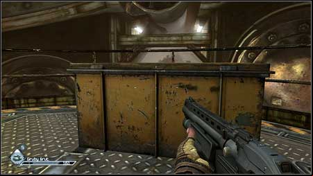 During the ride crouch and hide behind the cover - Destroy the Bomb Caches - p. 2 | Main missions - Main missions - Rage Game Guide & Walkthrough