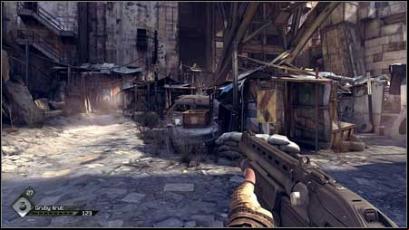 This way youll get to the slum-like dump - Defibrillator Upgrade - p. 2 | Main missions - Main missions - Rage Game Guide & Walkthrough