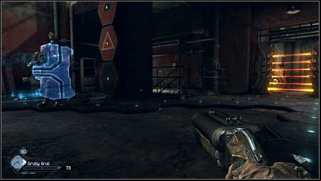 After a moment an Authority Guard will come out from behind red lasers - Liberate Captain Marshall - p. 1 | Main missions - Main missions - Rage Game Guide & Walkthrough