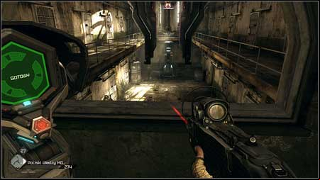 Moving ahead you will reach a place with lasers and a control which opens cells - Liberate Captain Marshall - p. 2 | Main missions - Main missions - Rage Game Guide & Walkthrough