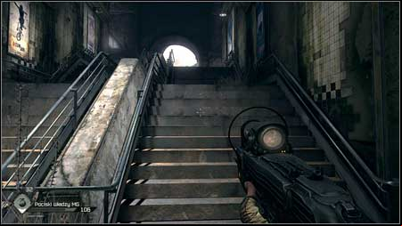 When you get to the wide stairs go up - Foreman Jones/Mutant Expansion - p. 1 | Main missions - Main missions - Rage Game Guide & Walkthrough
