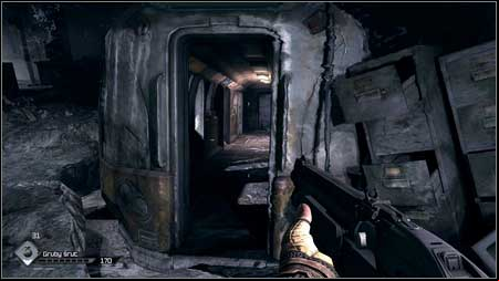 Collect all items and then move left through the destroyed railway wagon - Foreman Jones/Mutant Expansion - p. 2 | Main missions - Main missions - Rage Game Guide & Walkthrough