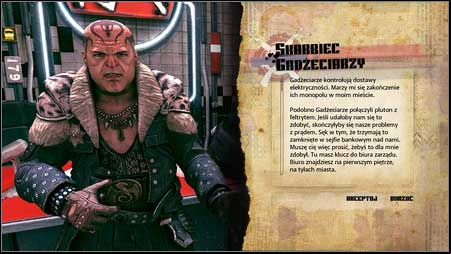 After conversation with Jones go to the Redstone for the next job - Gearhead Vault - p. 1 | Main missions - Main missions - Rage Game Guide & Walkthrough