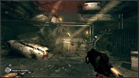 On the other side of the garage a heavy armored soldier will appear - Gearhead Vault - p. 1 | Main missions - Main missions - Rage Game Guide & Walkthrough