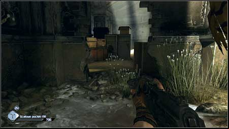 After his death move forward, using the hole in the wall - Gearhead Vault - p. 2 | Main missions - Main missions - Rage Game Guide & Walkthrough