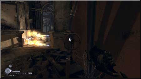 A bit further your way will be blocked by flames - Gearhead Vault - p. 2 | Main missions - Main missions - Rage Game Guide & Walkthrough
