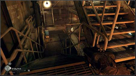 Do the same with another box on the wall a bit further and then enter the room with stairs - The Price of Power - p. 1 | Main missions - Main missions - Rage Game Guide & Walkthrough