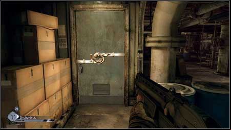 Once they all are dead use the Lock Grinder on the door to the left - The Price of Power - p. 1 | Main missions - Main missions - Rage Game Guide & Walkthrough