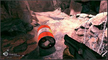 Watch out for explosive barrels thrown by enemies - Ark Equipment - p. 1 | Main missions - Main missions - Rage Game Guide & Walkthrough