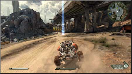 After you accept the challenge youll be moved to the track - Durars Time Trial | Side missions - Side missions - Rage Game Guide & Walkthrough